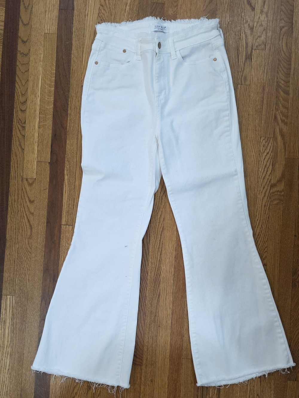 Judy Blue White High-Rise Flare Women's Jeans Size 9/29